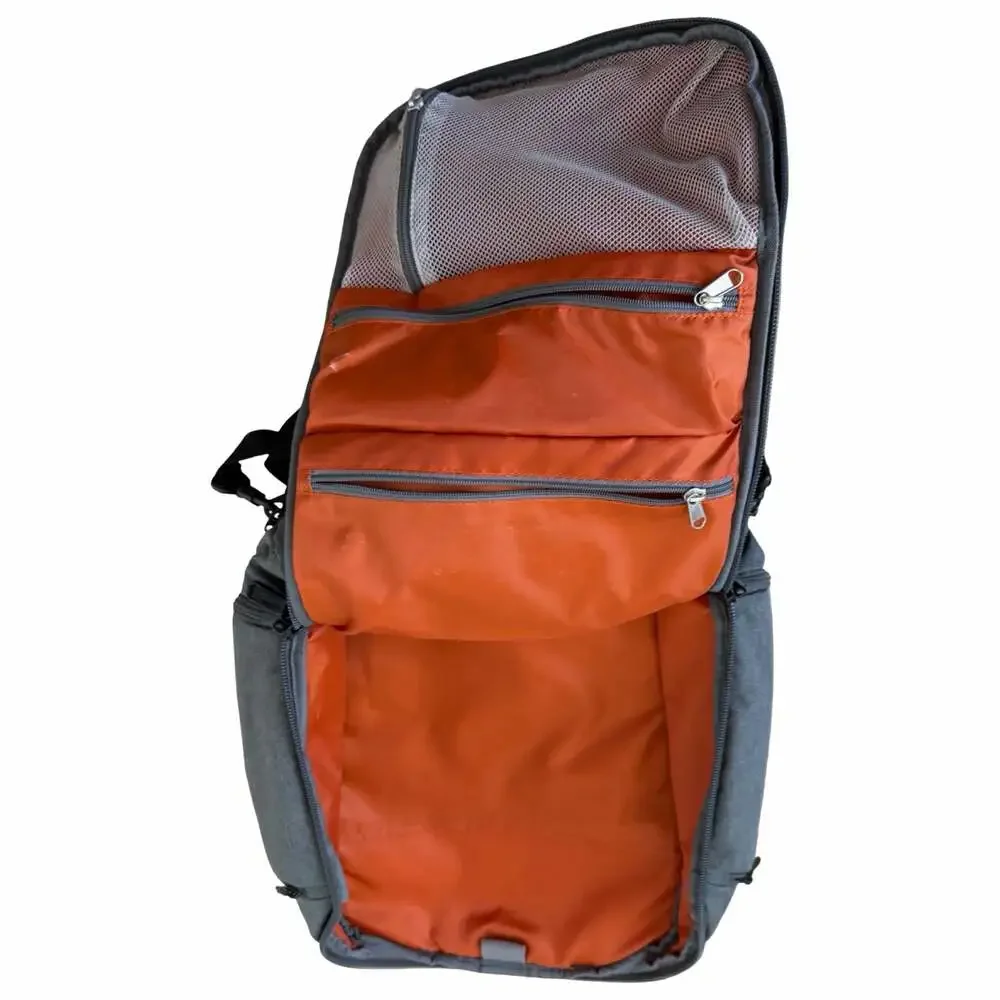 eBags EB2146-16C Professional Slim Laptop Backpack Gray Orange Travel